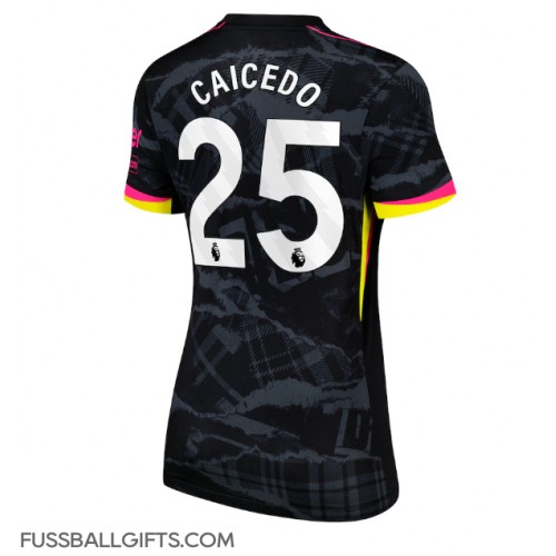 Chelsea Moises Caicedo #25 Fußballbekleidung 3rd trikot Damen 2024-25 Kurzarm